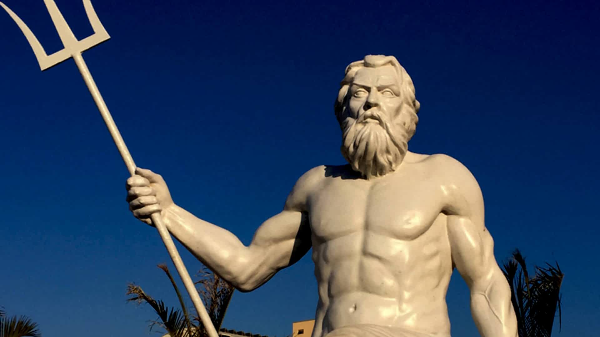 Poseidon Heykeli - Fiber - 270 cm